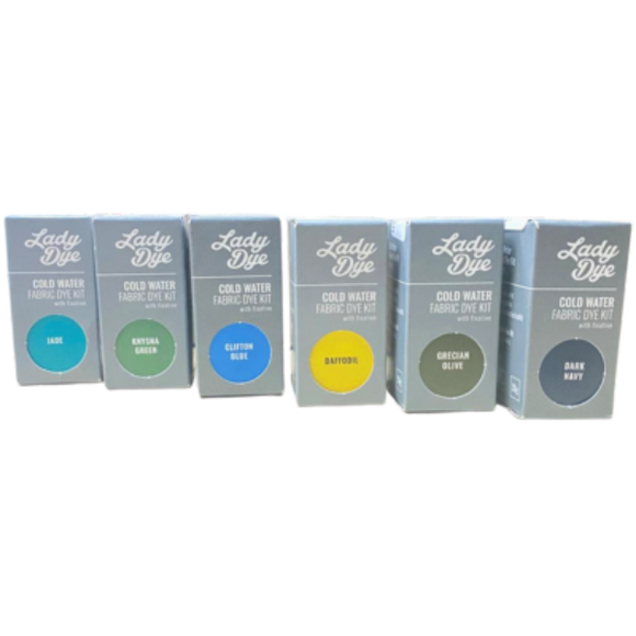 Cold Water Fabric Dye - Lady Dye - Assorted Colours - 20G