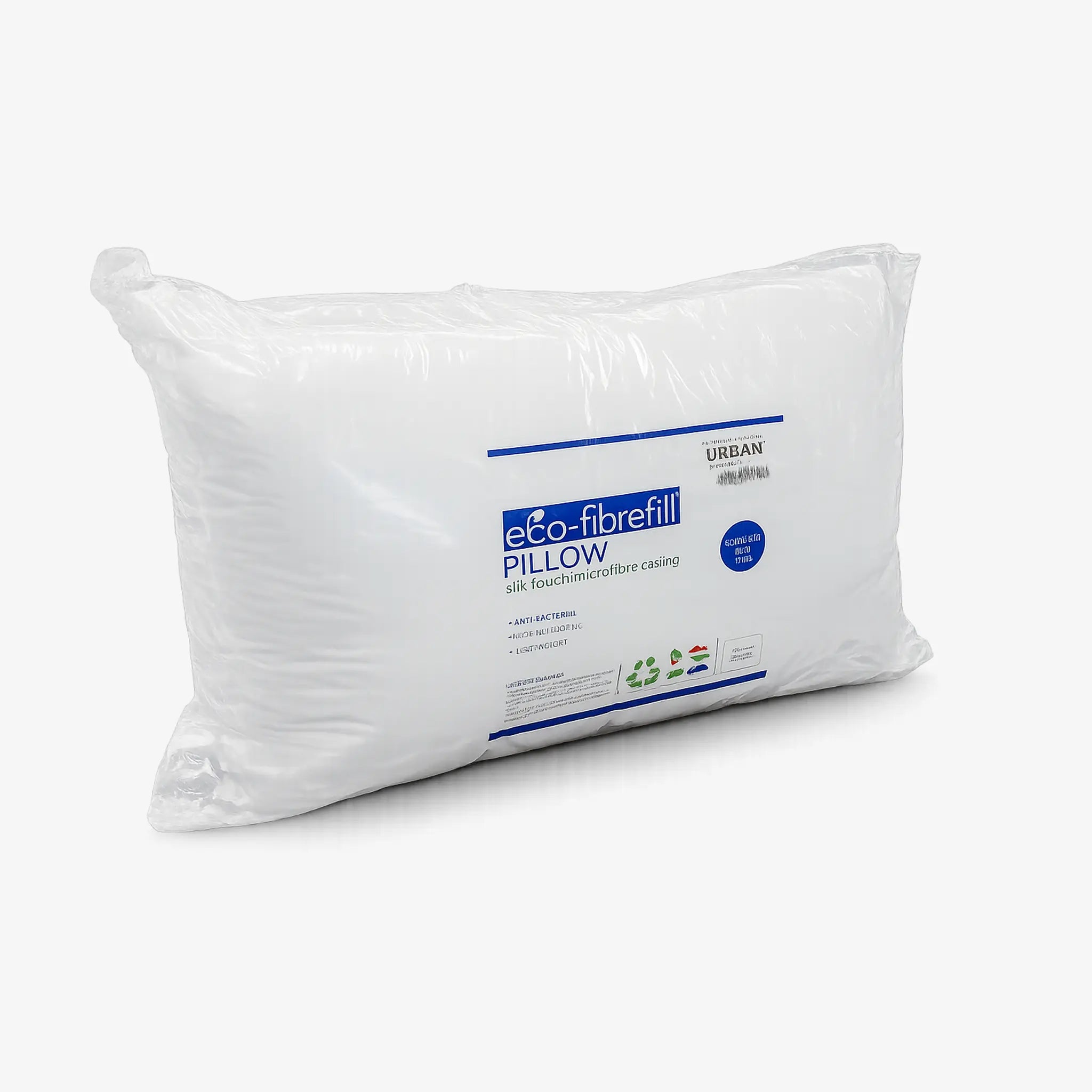 Urban Eco-Fibrefill Standard Pillow — 45 x 70cm — 2 Pack