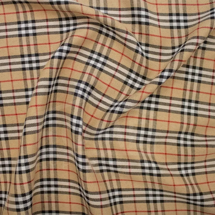 Tartan School Check Fabric — 150cm Wide