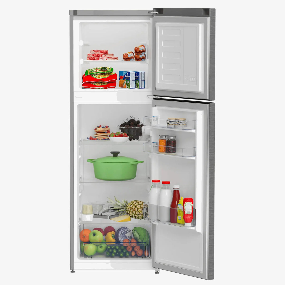 Defy 157L Metallic Top Freezer Fridge DAD239