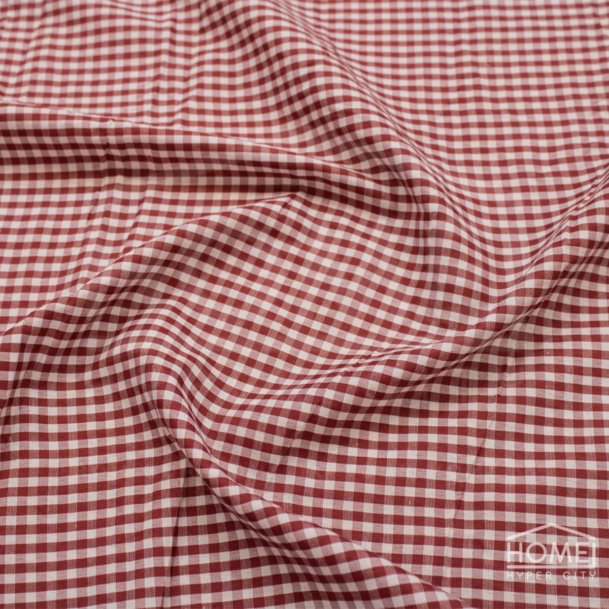 Gingham Check Apparel & Decor Fabric — 150cm Wide
