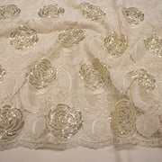 Bridal Beaded Embroidered Lace — BL11B — 143CM Wide