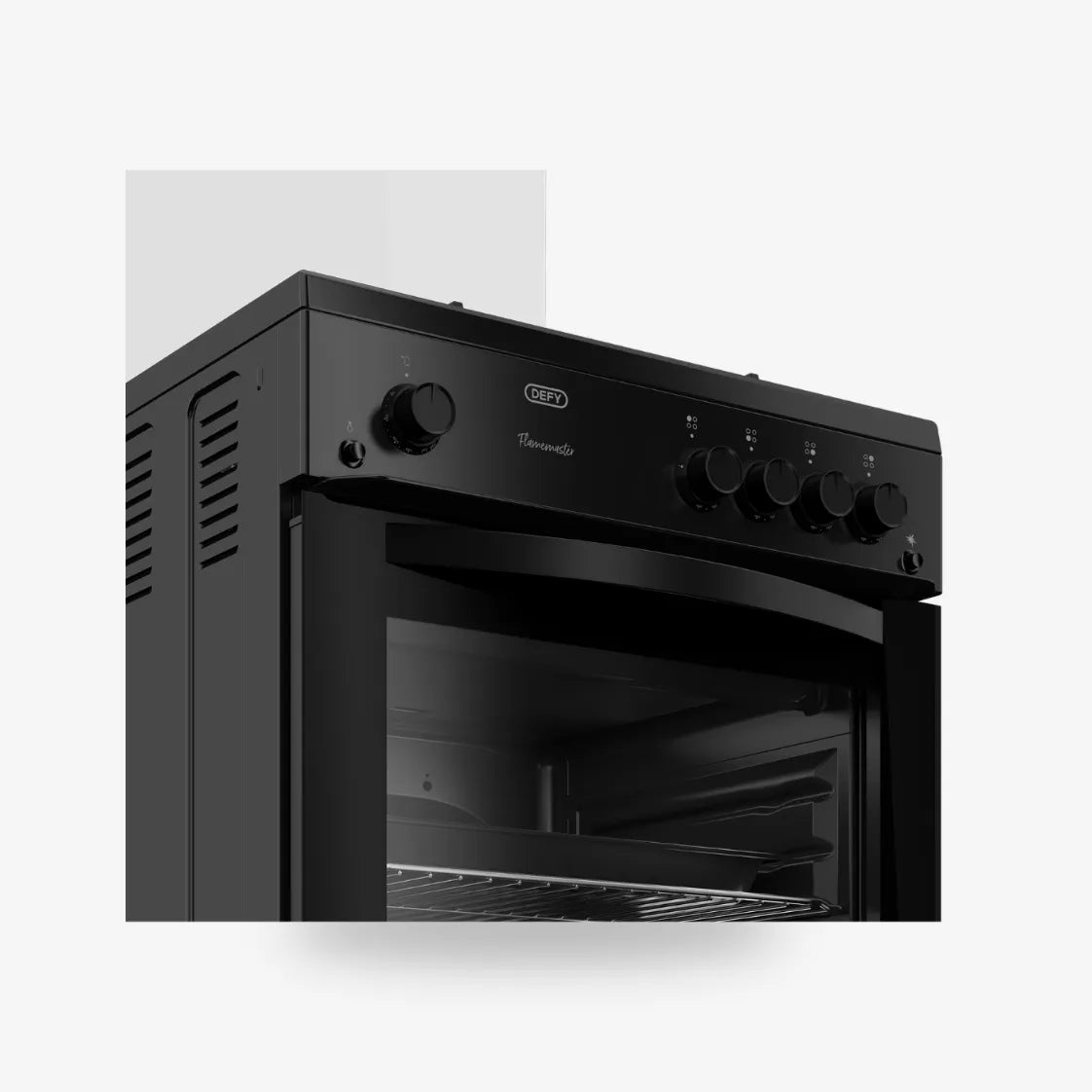 Defy 60cm Full Gas Freestanding Stove Black — DGS670