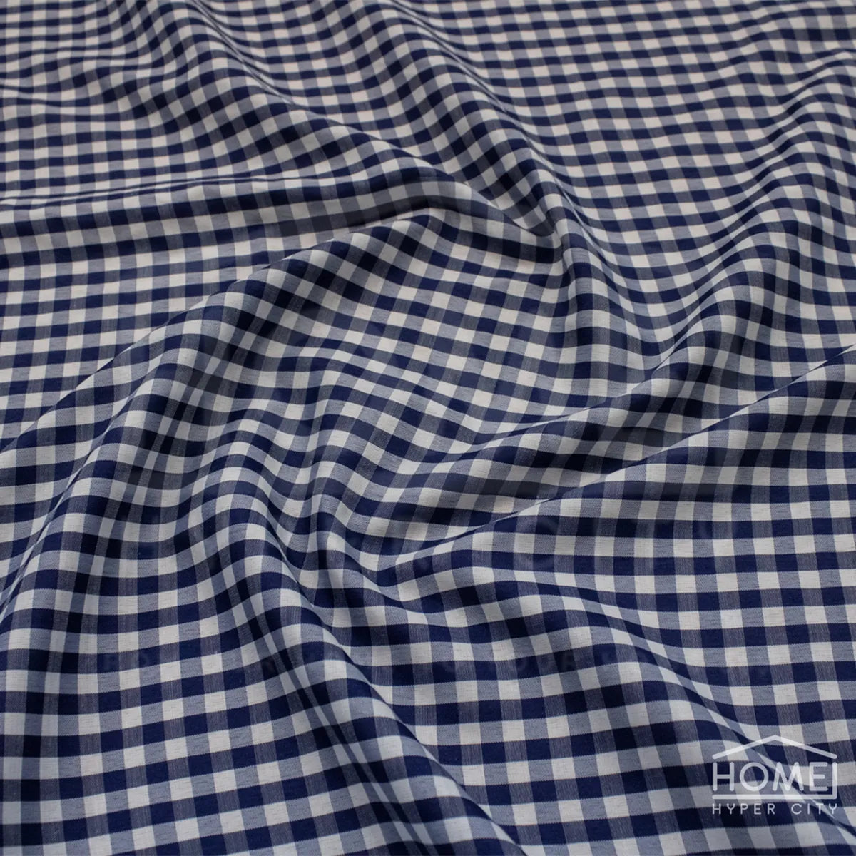 Gingham Check Apparel & Decor Fabric — 150cm Wide