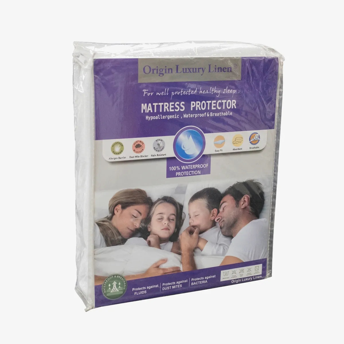 Hypoallergenic Waterproof Mattress Protector — Breathable Terry Towelling
