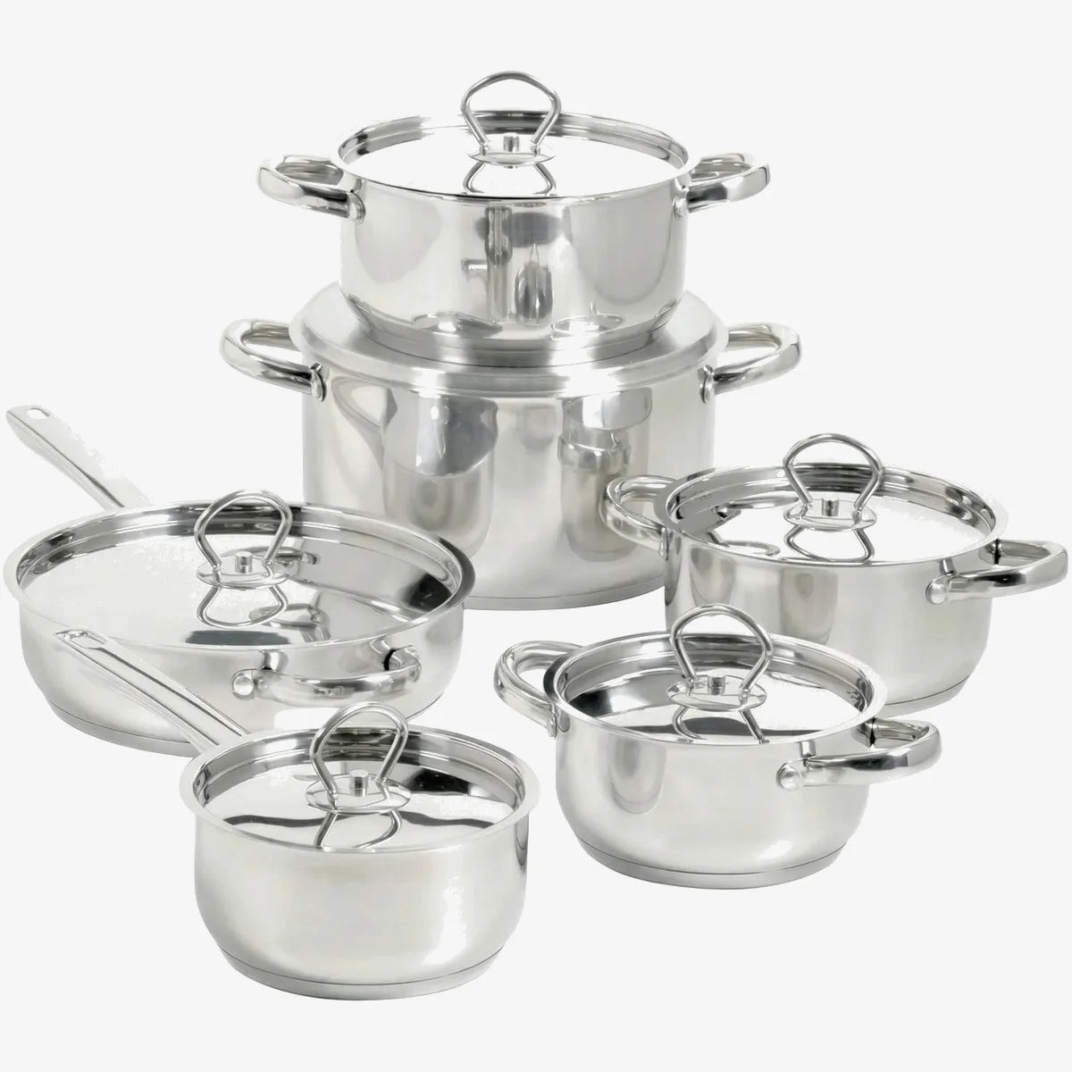 Tissolli Stainless Steel Cookware Set — Induction Ready
