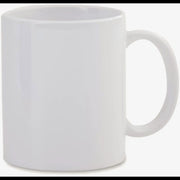 White Minimalist Ceramic Mug — 330ml