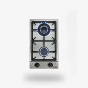 Univa Domino 2-Burner Gas Hob — Stainless Steel — UGH02SS