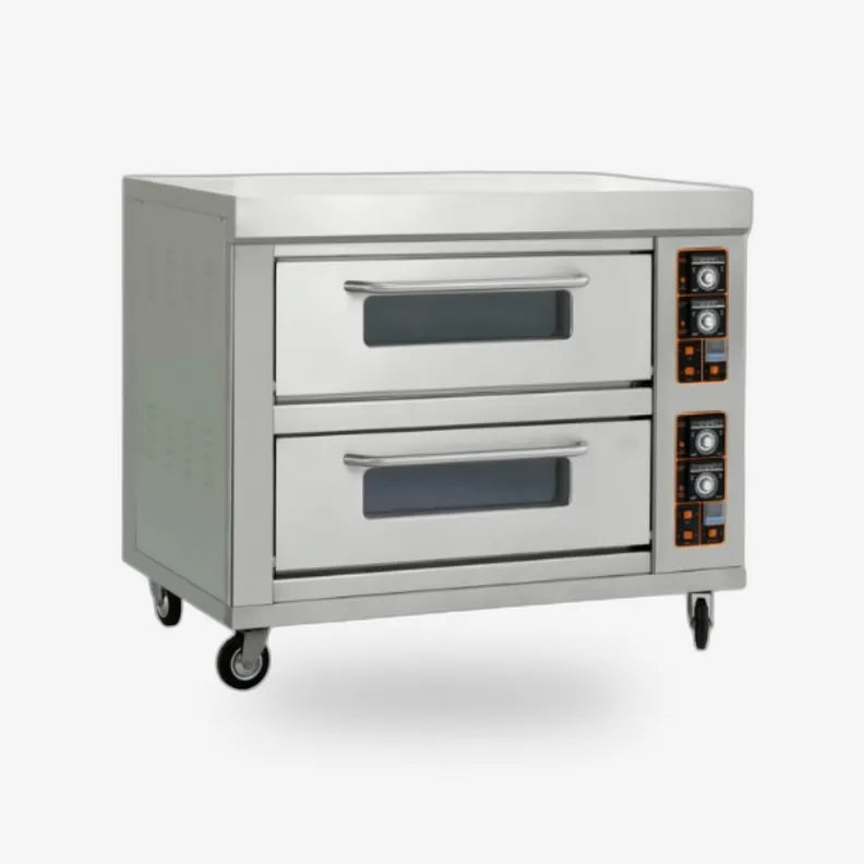 Commercial Double Deck 4-Tray Bakery Oven — CSE24