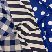 Printed Mini Matt — Checks, Stripes, Dots & Stars — 150cm Wide