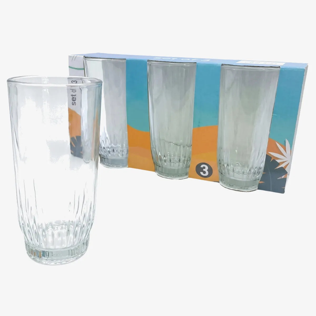 Glass Tumbler Set — 332ml — Set of 3