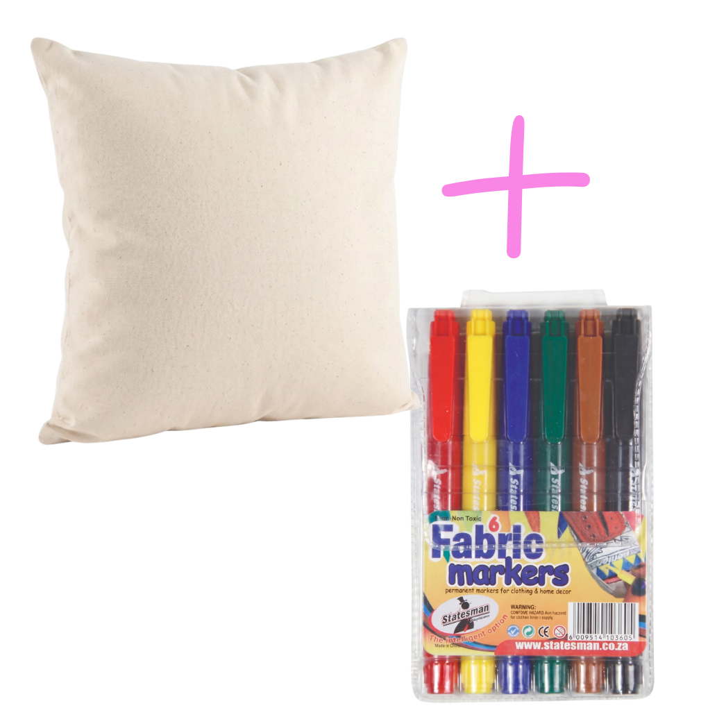 Make It For Mum DIY Canvas Cushion & Marker Set
