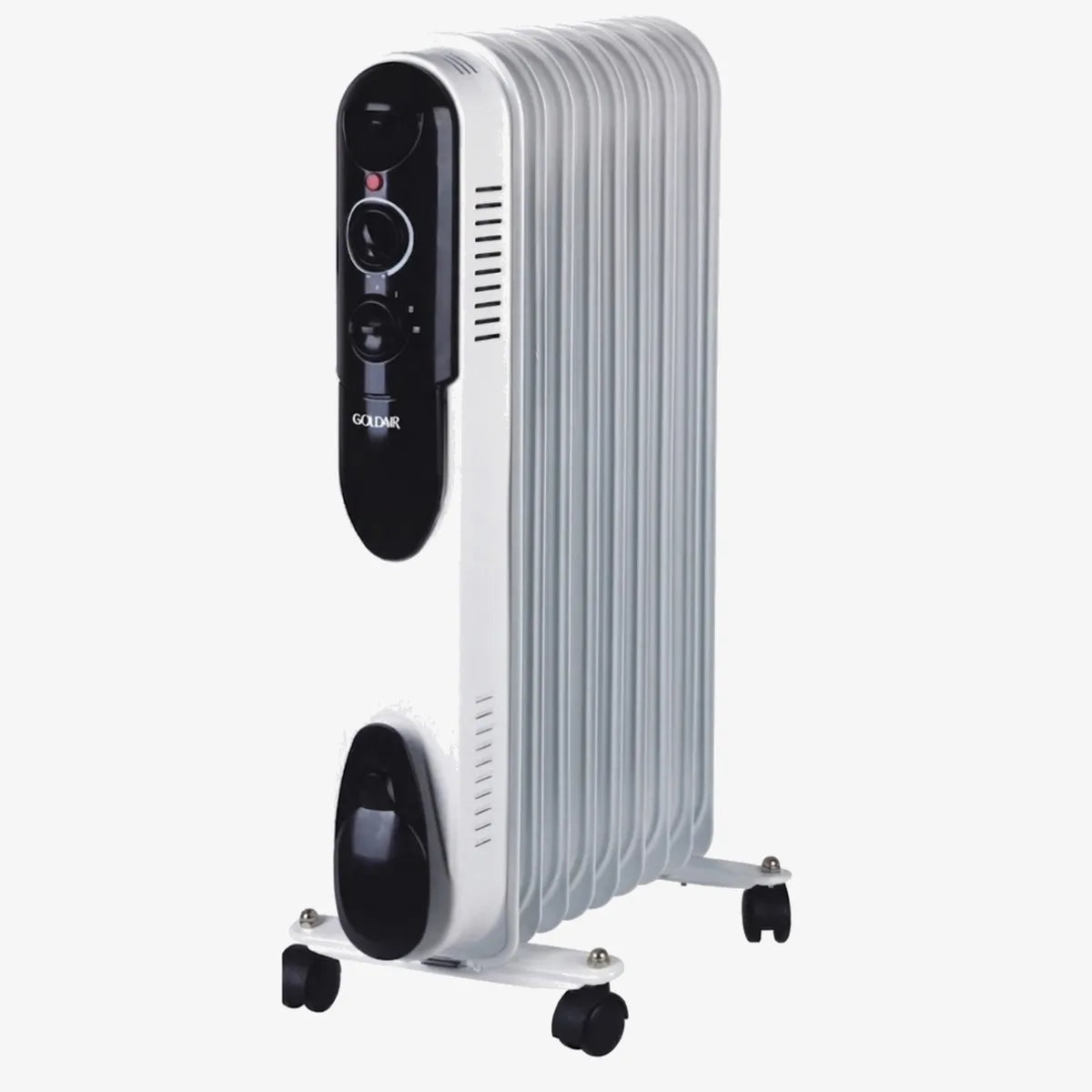 Goldair 9 Fin Slim Oil Heater — 2000W — White