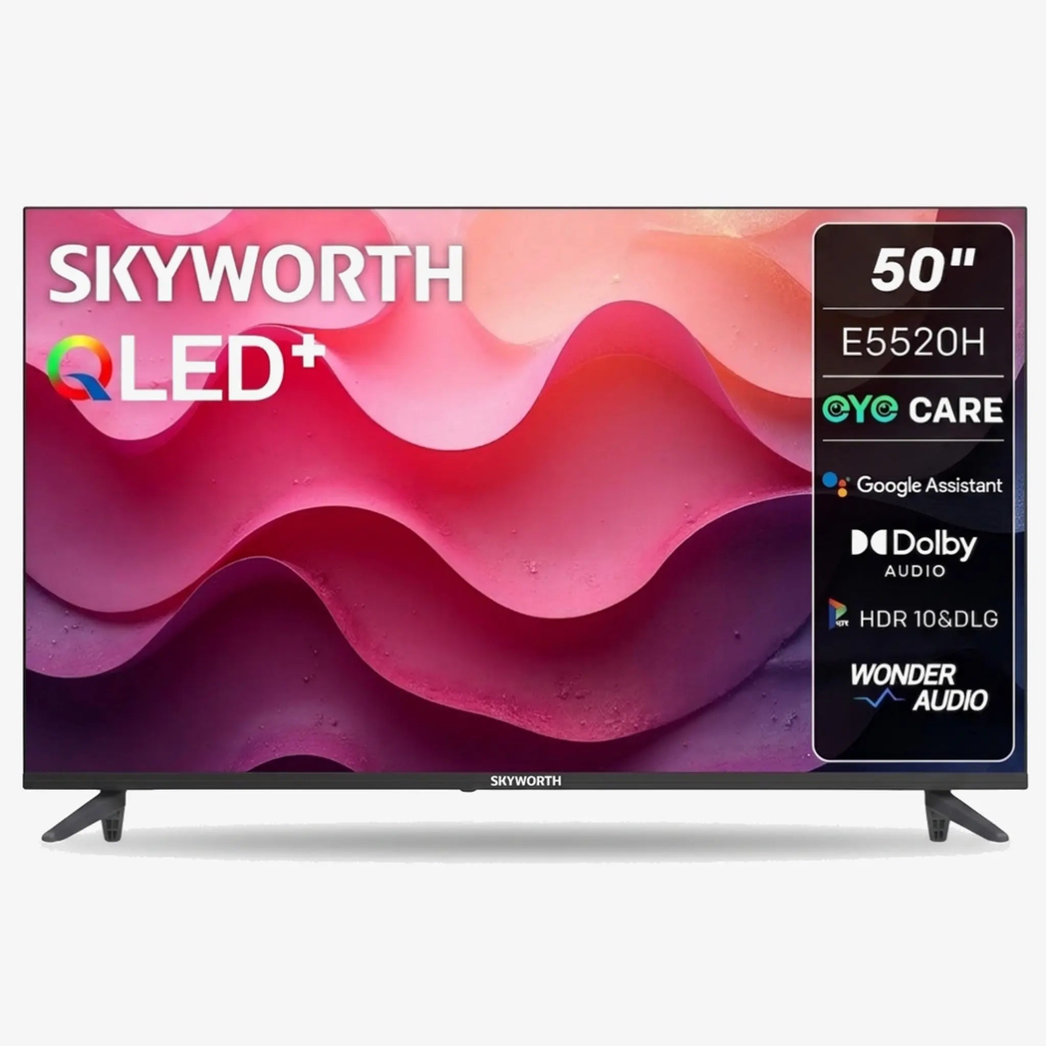 Skyworth 50" Full HD 2K QLED Google Smart TV — 50E5520H
