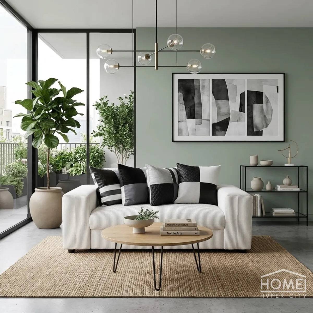 Berlin 2-Seater Couch — Includes 4 Scatter Cushions