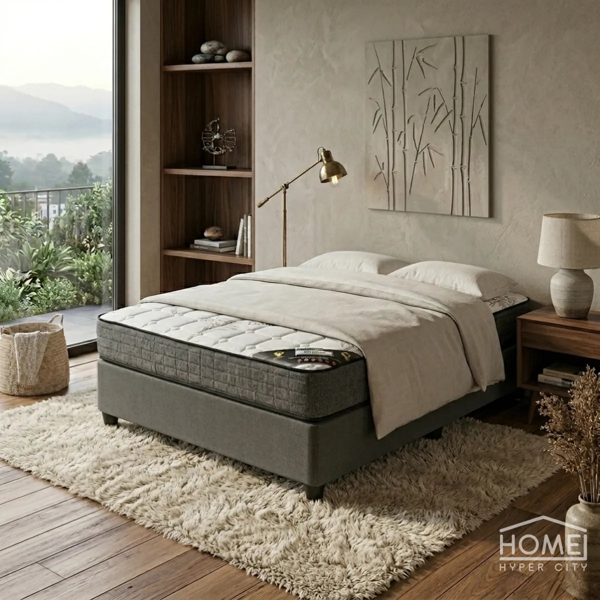 10 Star Bamboo Bed Set — 3/4