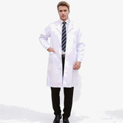 Professional White Lab Coat — Unisex Medical & Laboratory Jacket