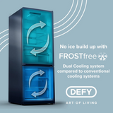Defy - 302lt Frost Free Fridge Freezer with Water Dispenser - DAC639
