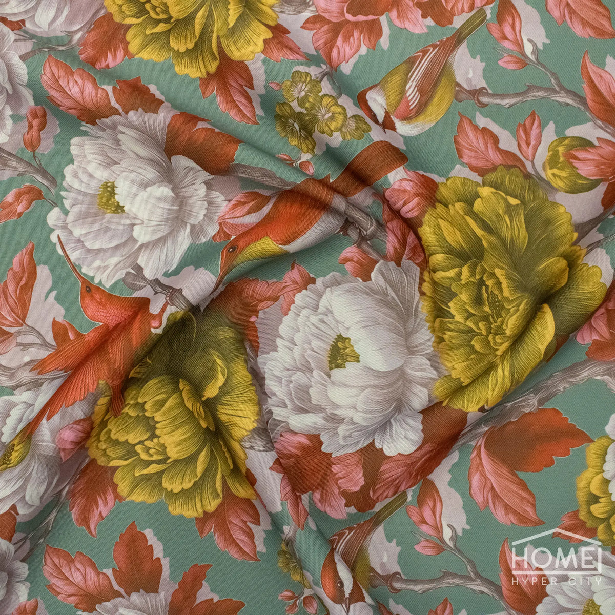 Floral Print Mini Matt Fabric — 150cm Wide