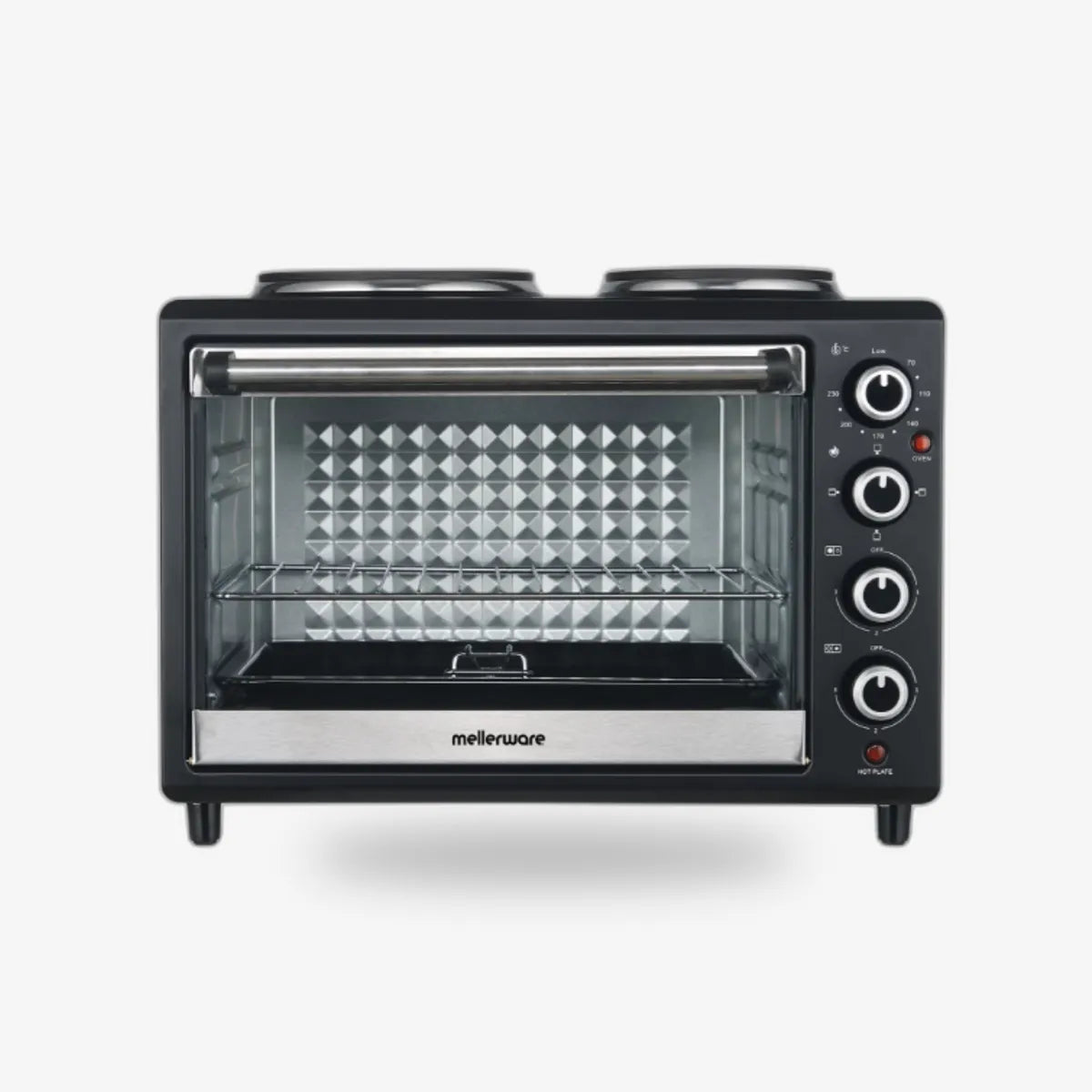 Mellerware — 30L Mini Oven With Solid Hot Plates — 27330A