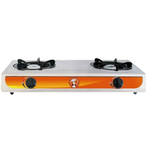 2 Burner Gas Stove - Stainless Steel