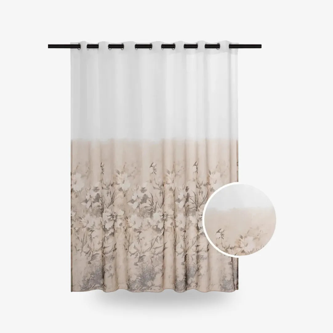 Ready-Made Printed Mystical Voile Curtain — Tape — 5m x 223cm