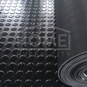 Rubber Mat (per Meter) - Coin Pattern - 3mm Thick