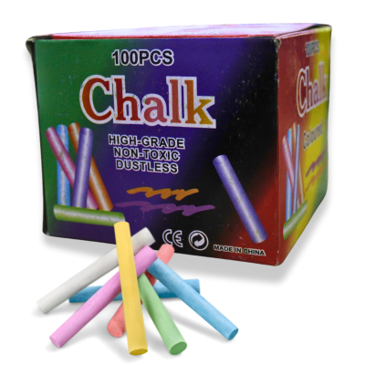 Coloured Chalk - 100's