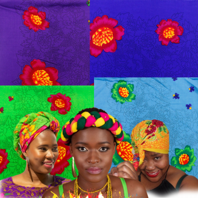 Tsonga Head Scarves - Assorted Colours - 70 x 70CM