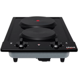 UNIVA - 2 Plate Solid Hob with Control Panel - UDH02B