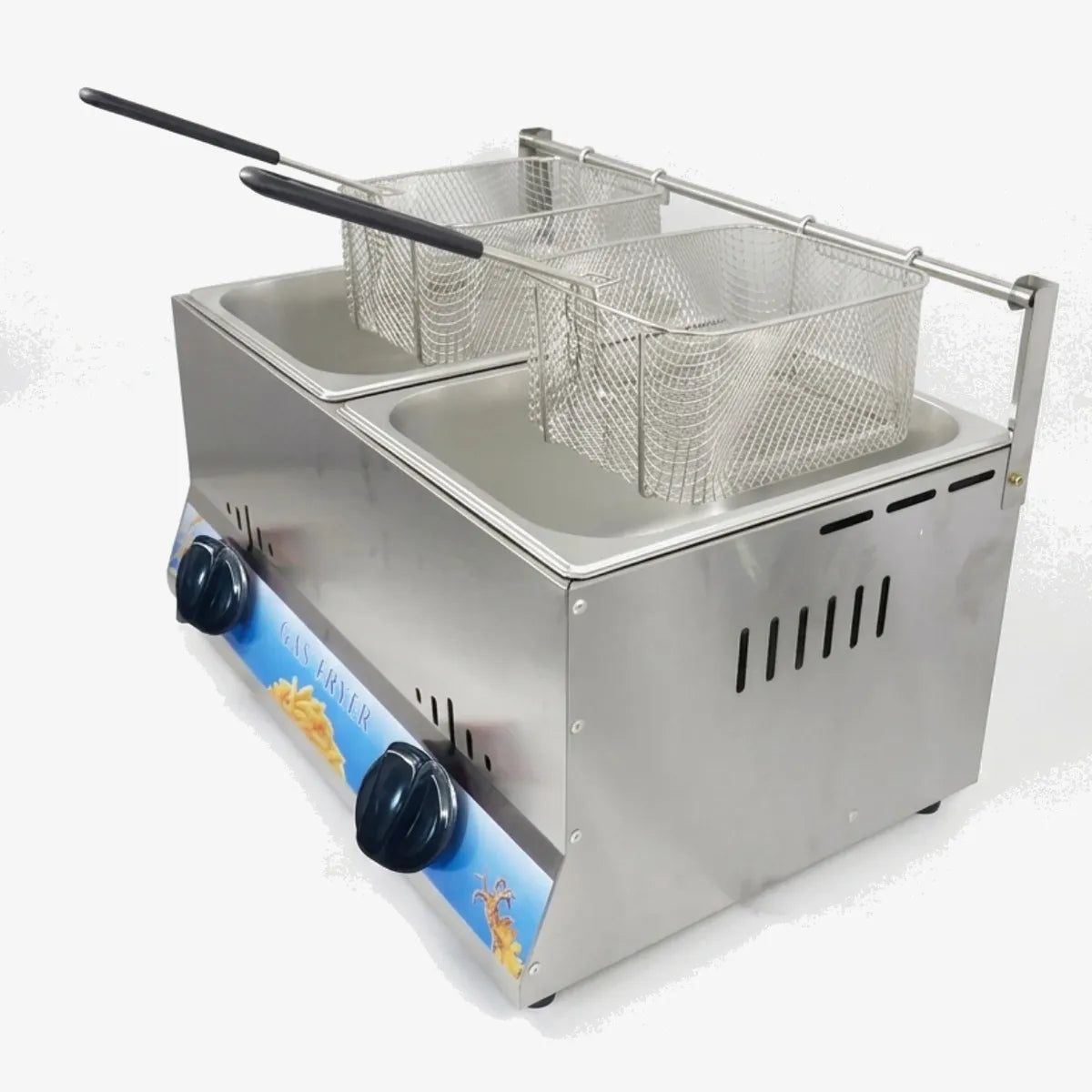 Istar Double Tank Countertop Commercial Gas Fryer (CS-3033)