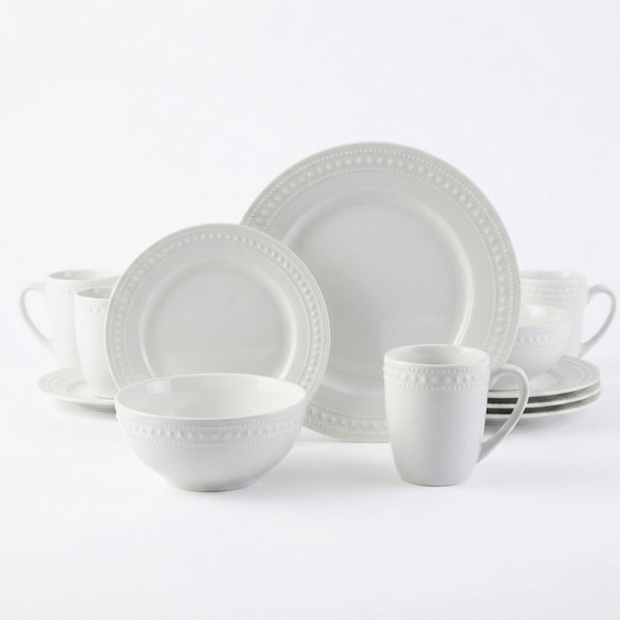Royal Homeware Porcelain Dinner Set — 16-Piece