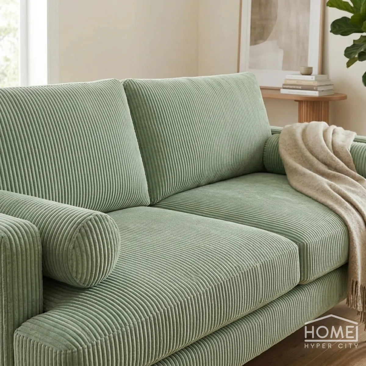 Berlin Wide Wale Upholstery Corduroy Fabric — 140cm Wide