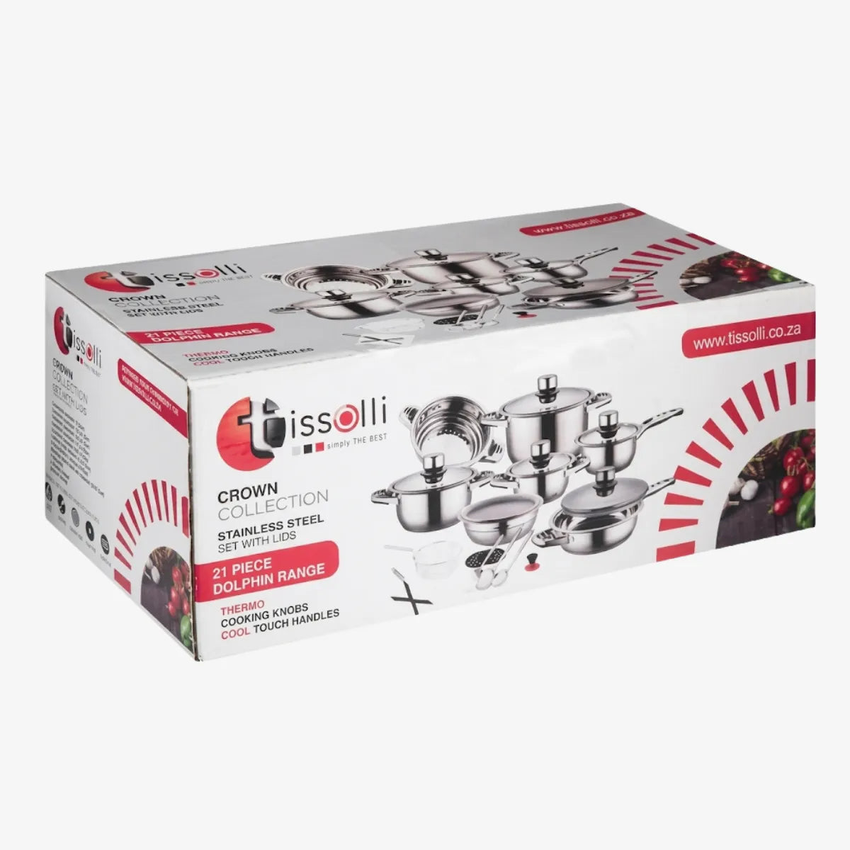 Tissolli Crown Pot Set — 21-Piece