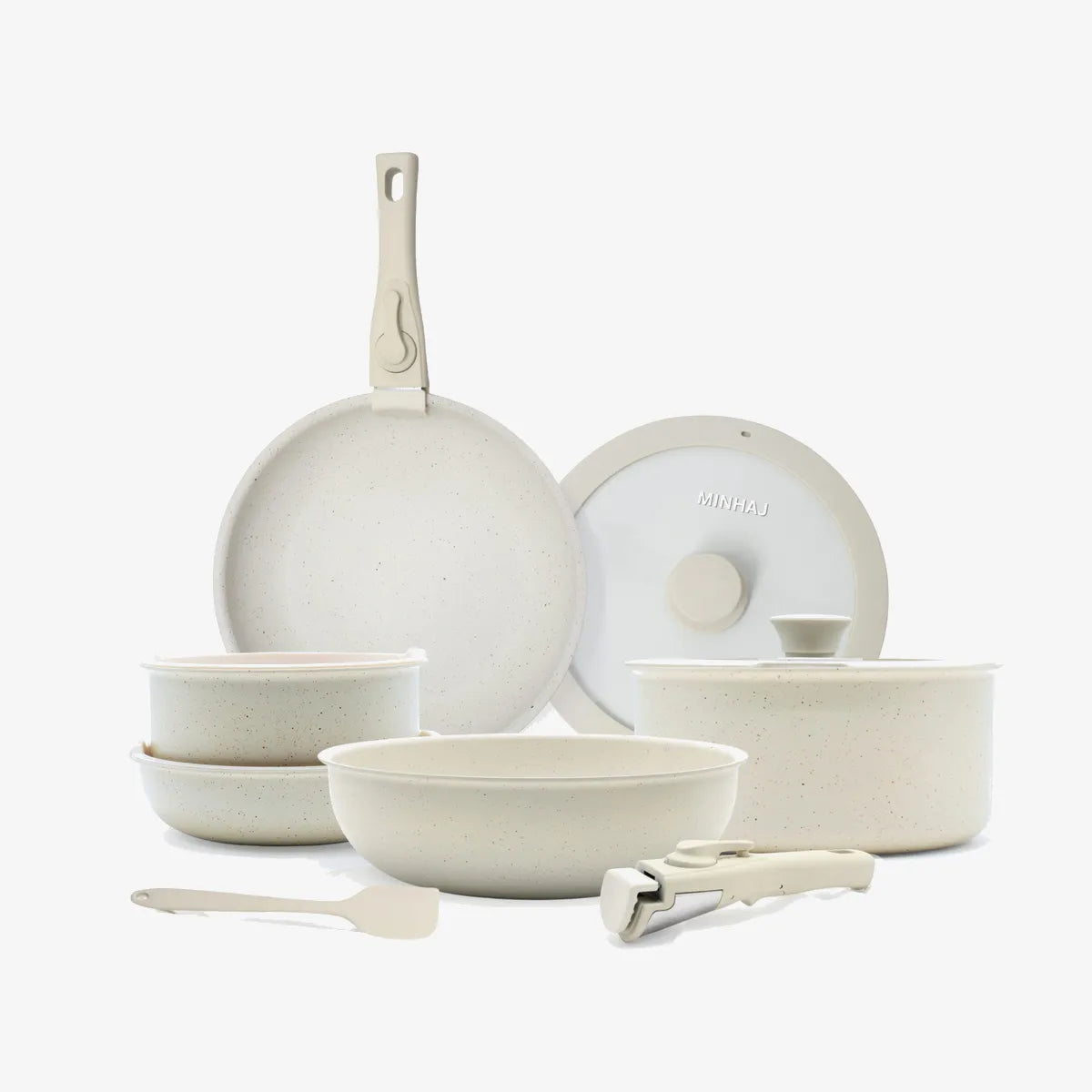Minhaj 12-Piece Non-Stick Pot Set