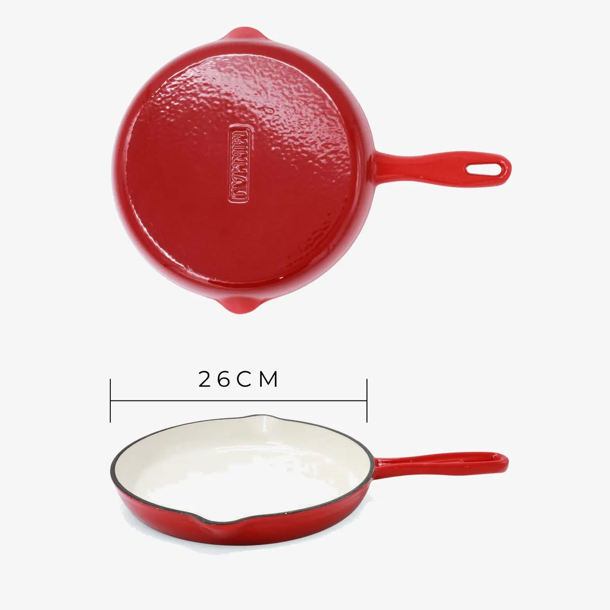 Minhaj 7-Piece Cast Iron Enamel Pot Set