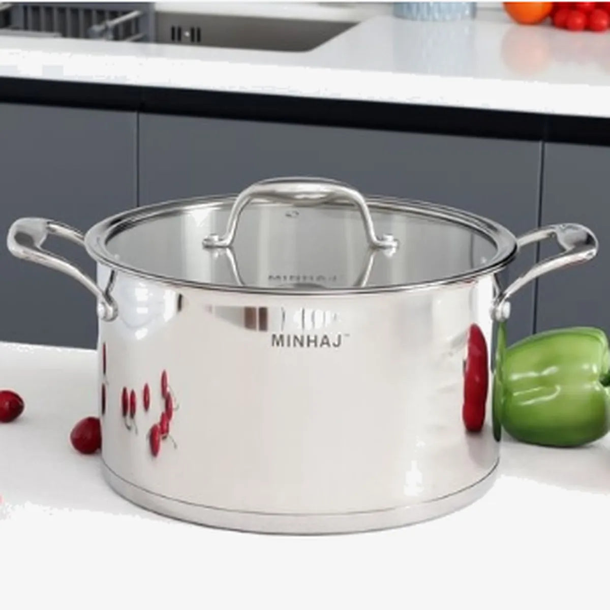 Minhaj Stainless Steel Pot Set — 8-Piece