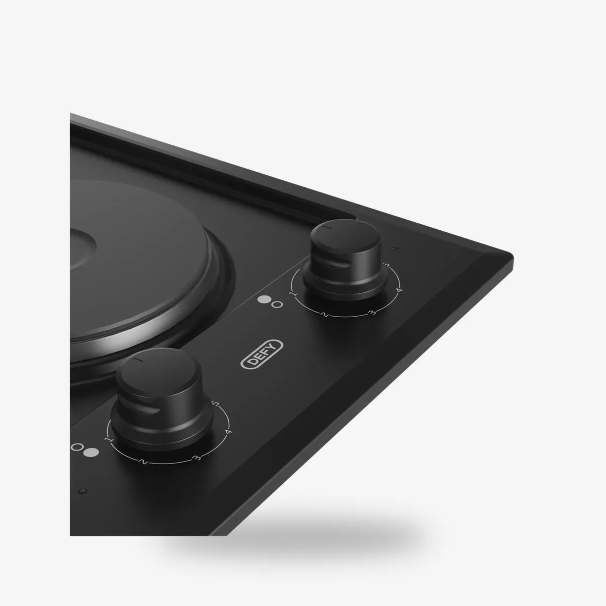 Defy 30cm Domino Solid Hob Black / Stainless steel — DHD400 / 401