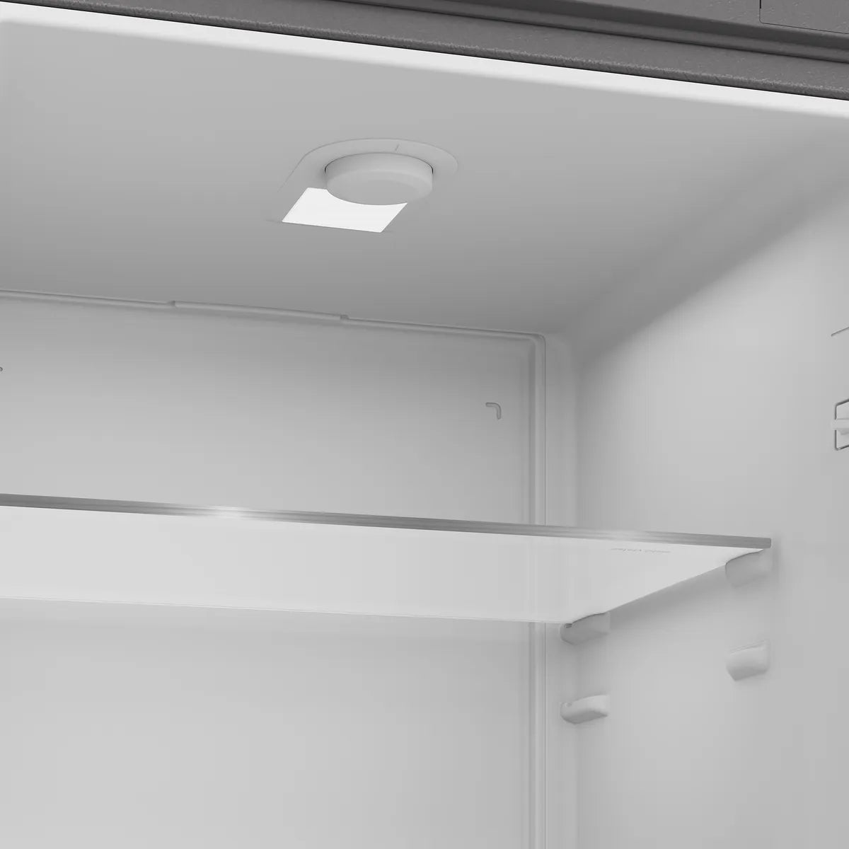 Defy 60cm Fridge / Freezer Satin Metallic — DAC622