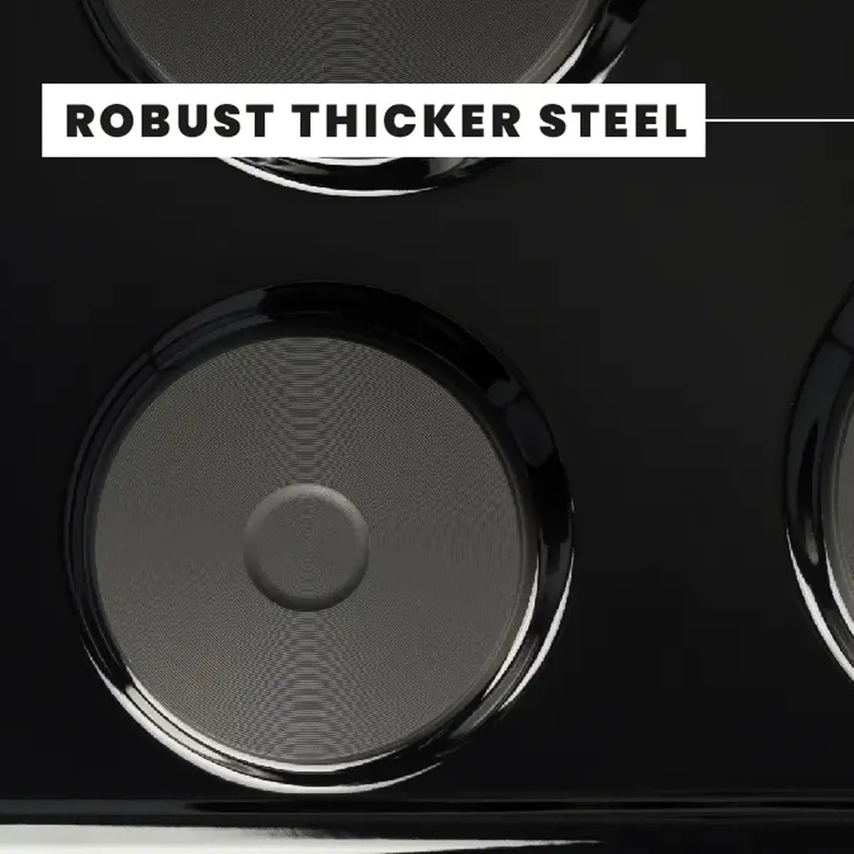 Univa 4 Ceran Plate Hob — Black — U156B
