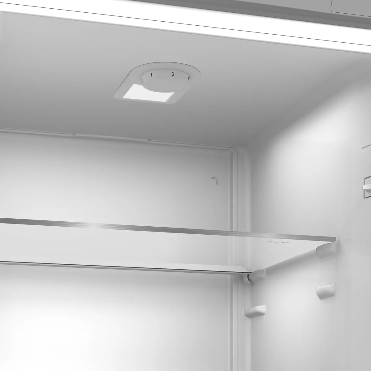 Defy 60cm Fridge / Freezer WD Satin Metallic — DAC632