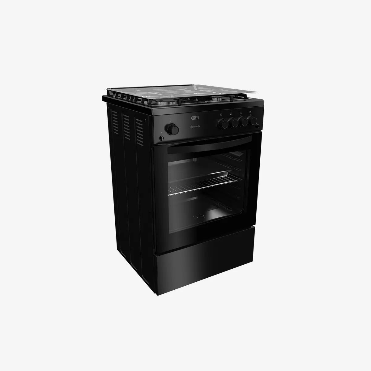 Defy 60cm Full Gas Freestanding Stove Black — DGS670