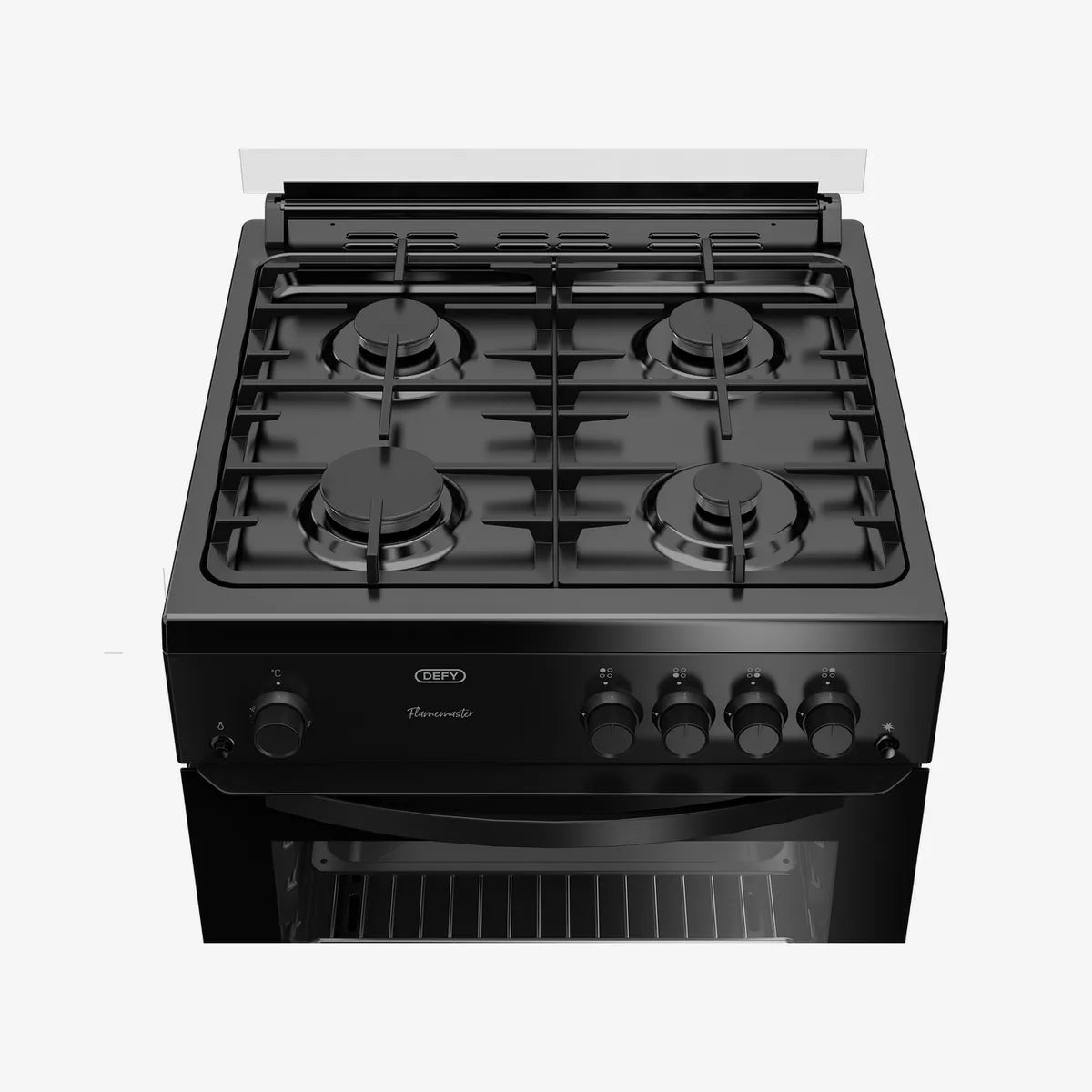 Defy 60cm Full Gas Freestanding Stove Black — DGS670