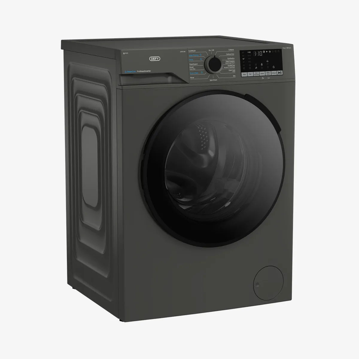 Defy 12kg Front Loader SteamCure Technology Manhattan Gray — DAW398