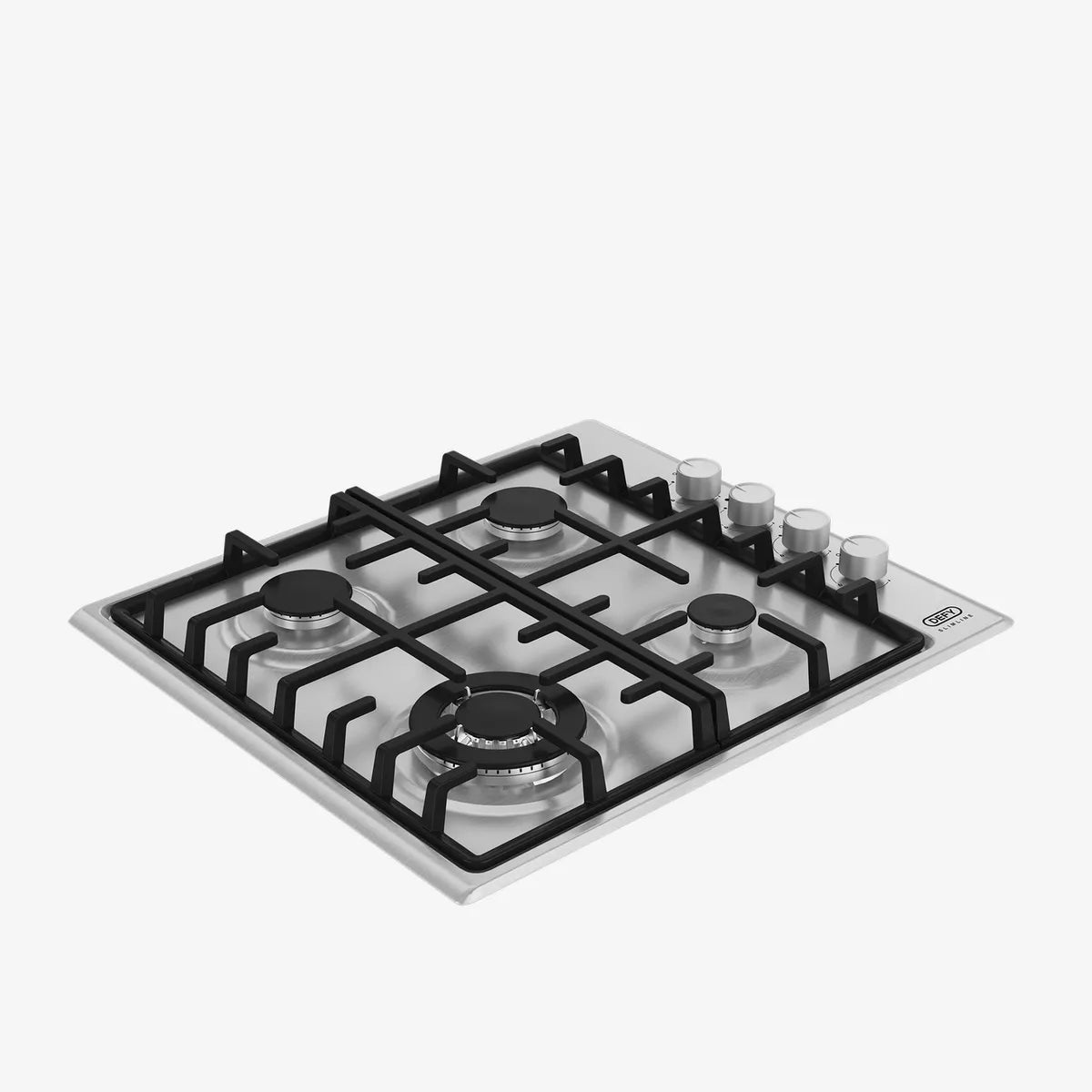 Defy 60cm Slimline Gas Hob with Wok Stainless Steel — DHG602