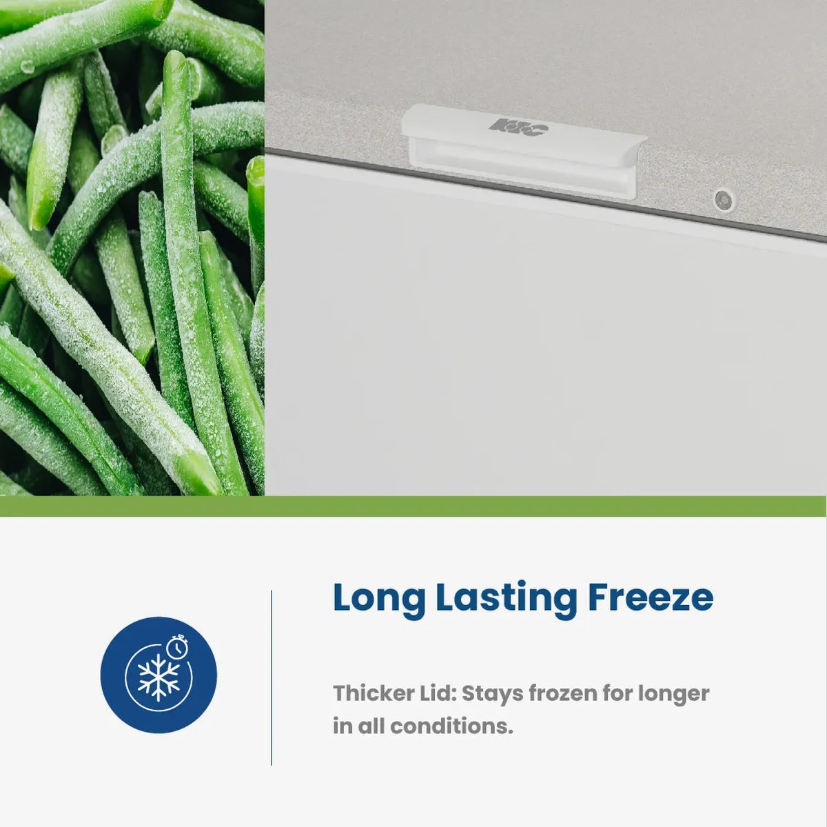 KIC Chest Freezer — 537L (KCG575WH)