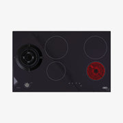 Defy 90cm Gemini Dual Fuel Hob Black CP — DHG901