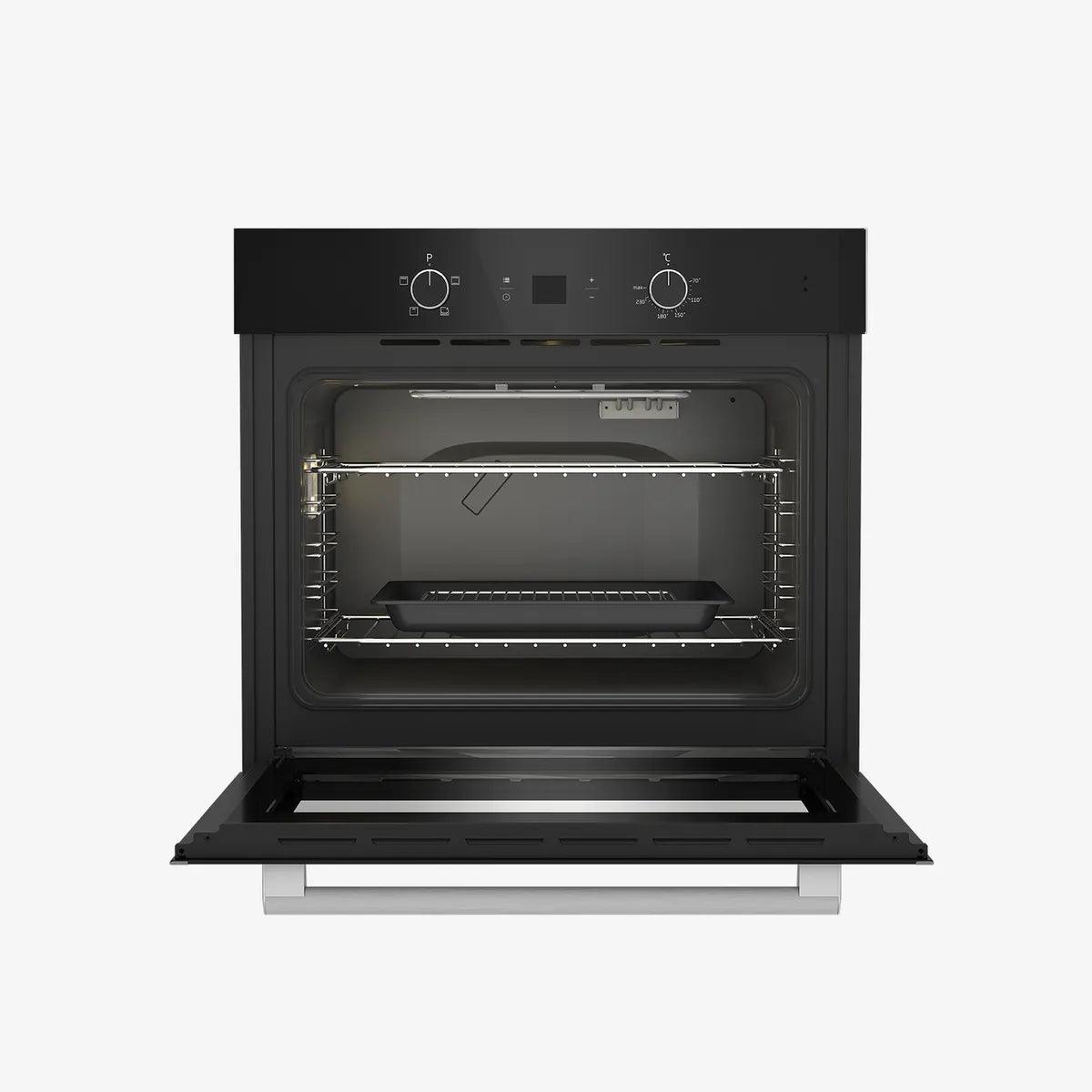 Defy 70cm Gemini Single Oven Static Black — DBO772
