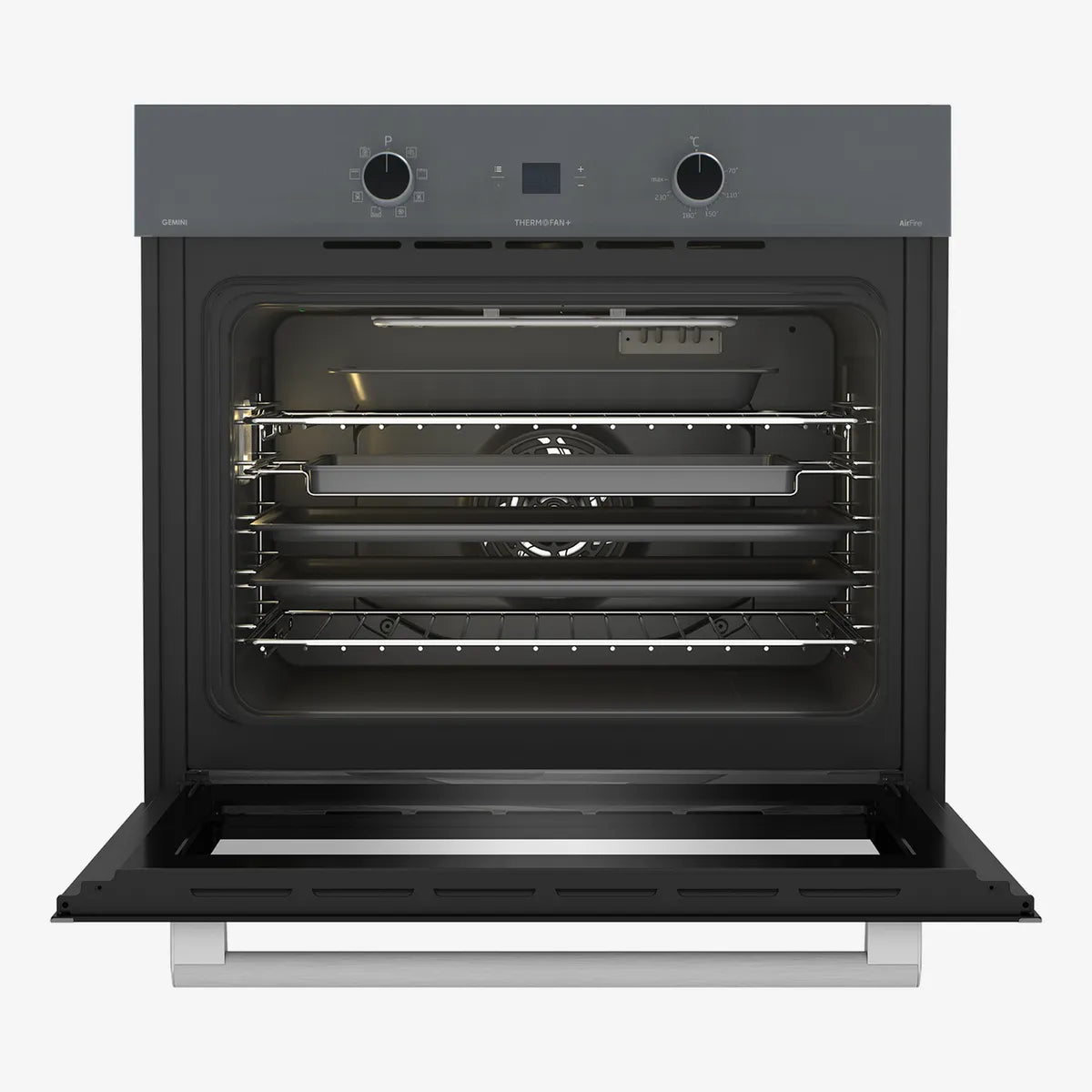 Defy 70cm Gemini Single Oven ThermoFan+ & AirFire Mirror — DBO775