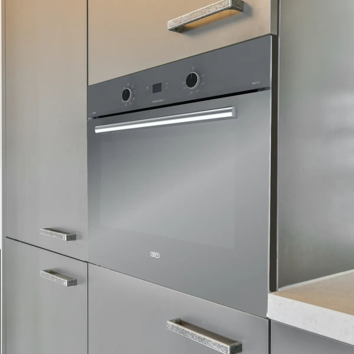 Defy 70cm Gemini Single Oven ThermoFan+ & AirFire Mirror — DBO775